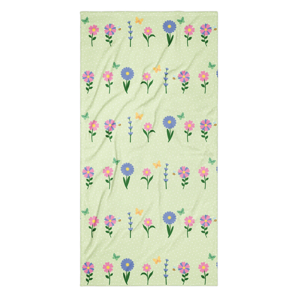 XL Beach Towel - 'Spring Stems' Default Title