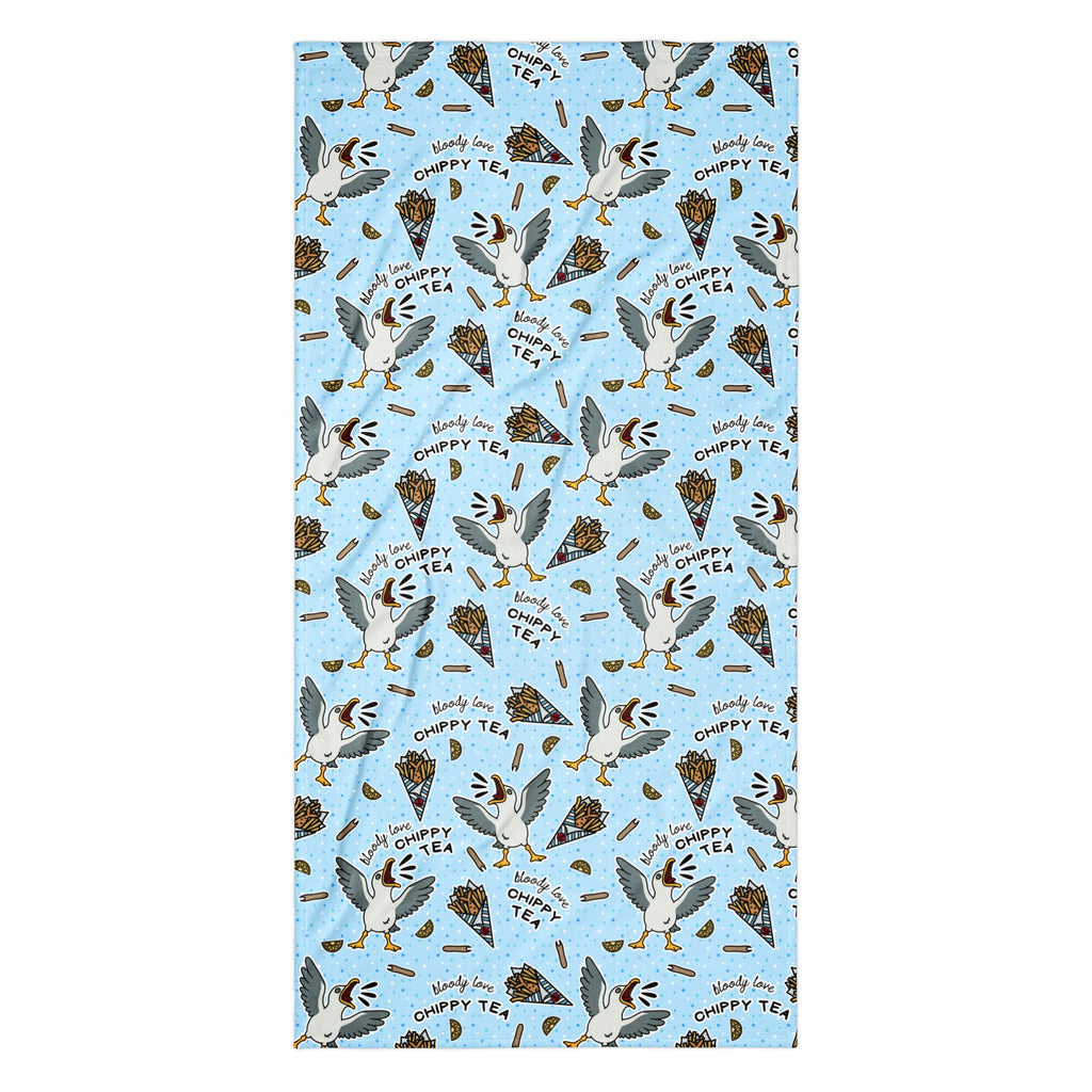 XL Beach Towel - 'Chippy Tea' Default Title Towel