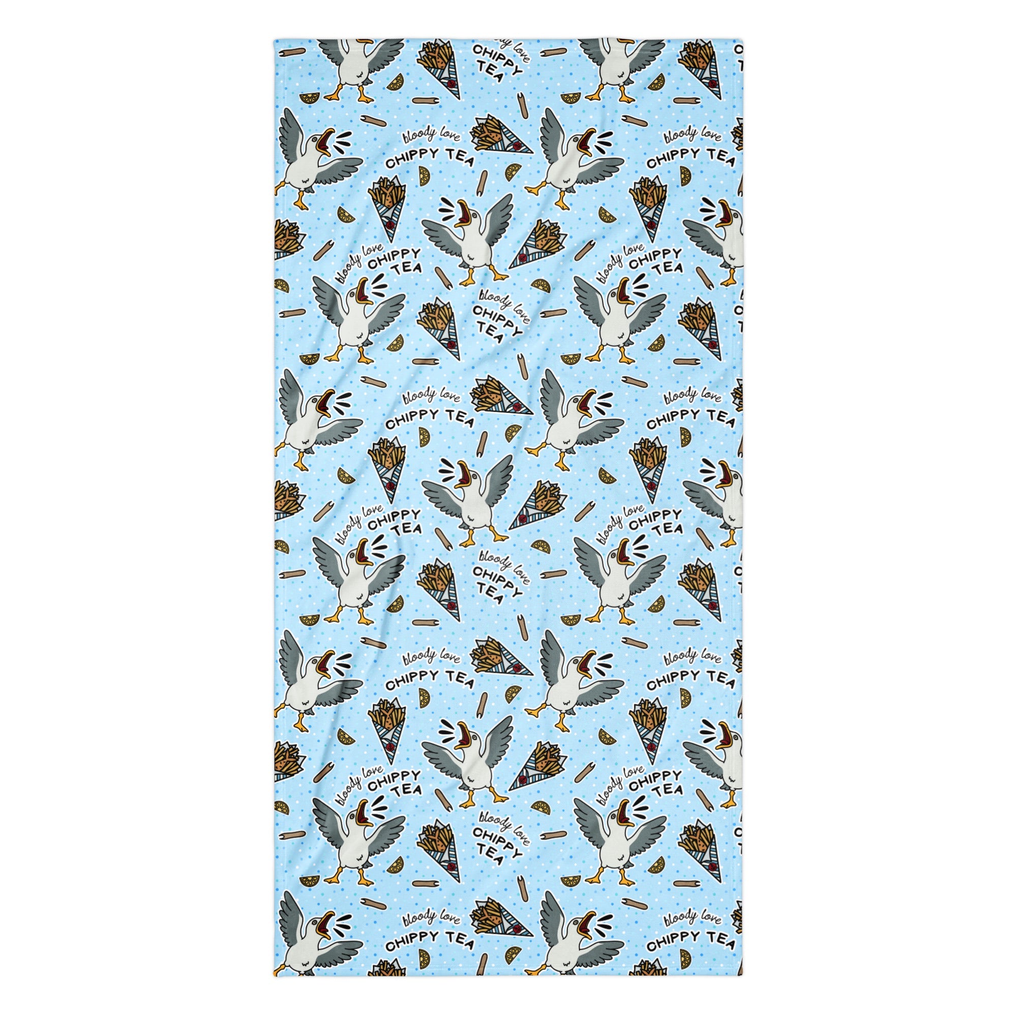 XL Beach Towel - 'Chippy Tea' Default Title Towel