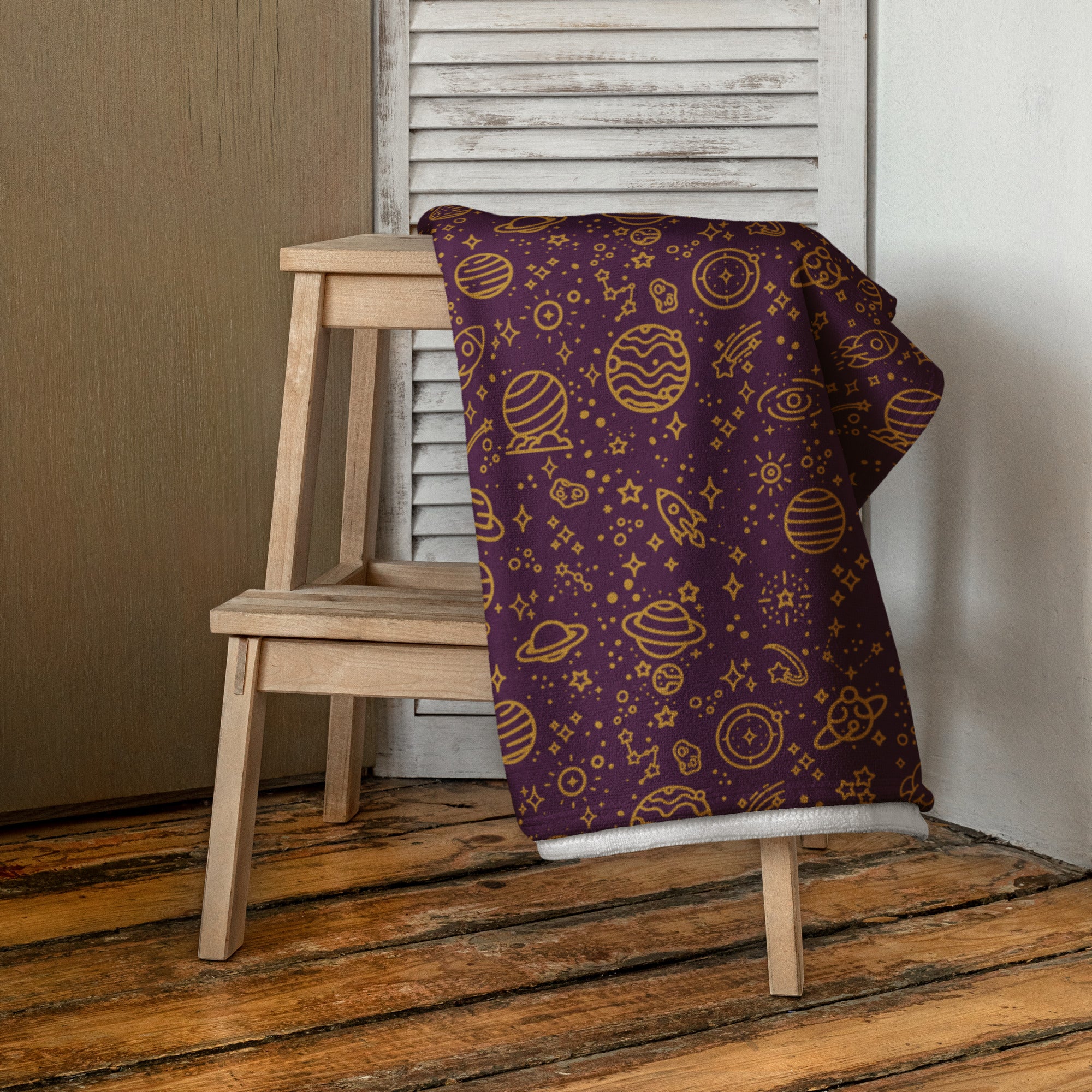 XL Beach Towel - 'Galactic Gold'
