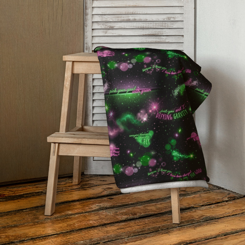 XL Beach Towel - 'Defy Gravity'