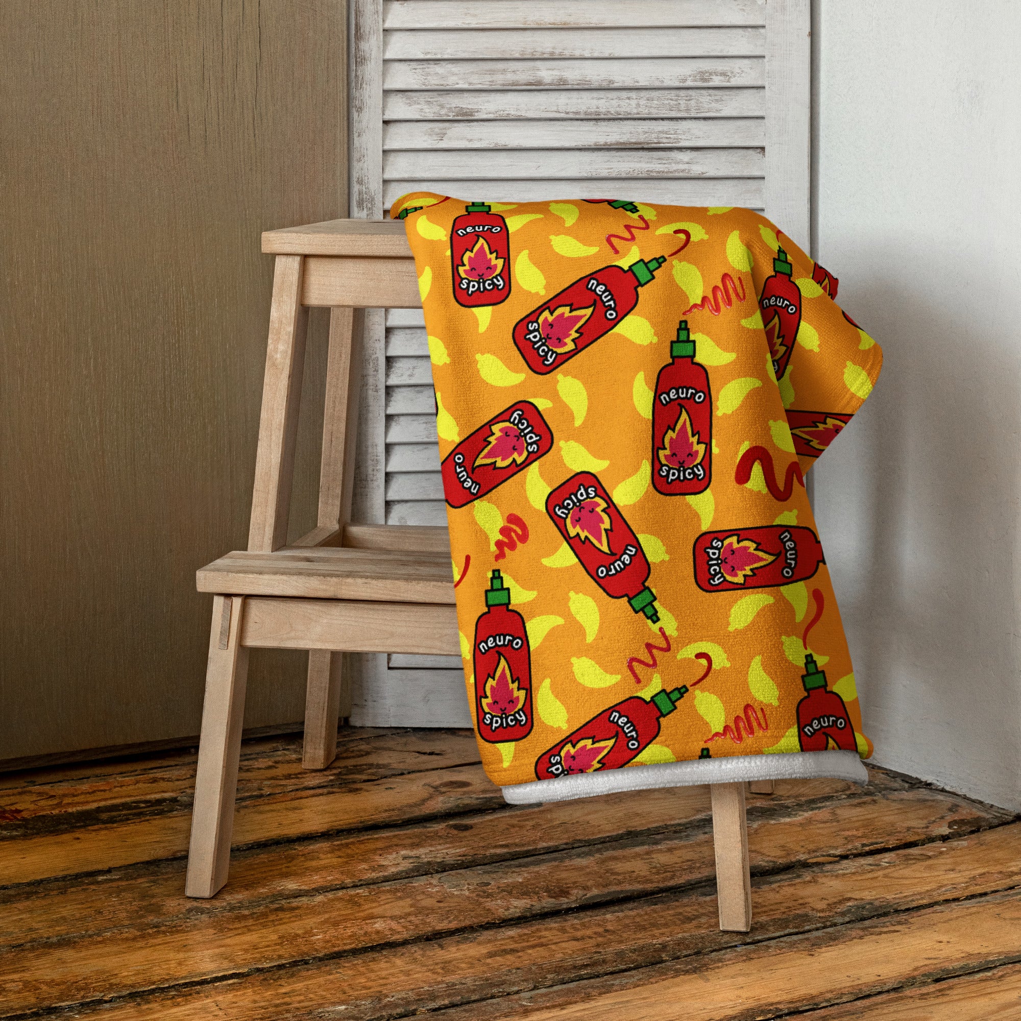 XL Beach Towel - 'Neurospicy'