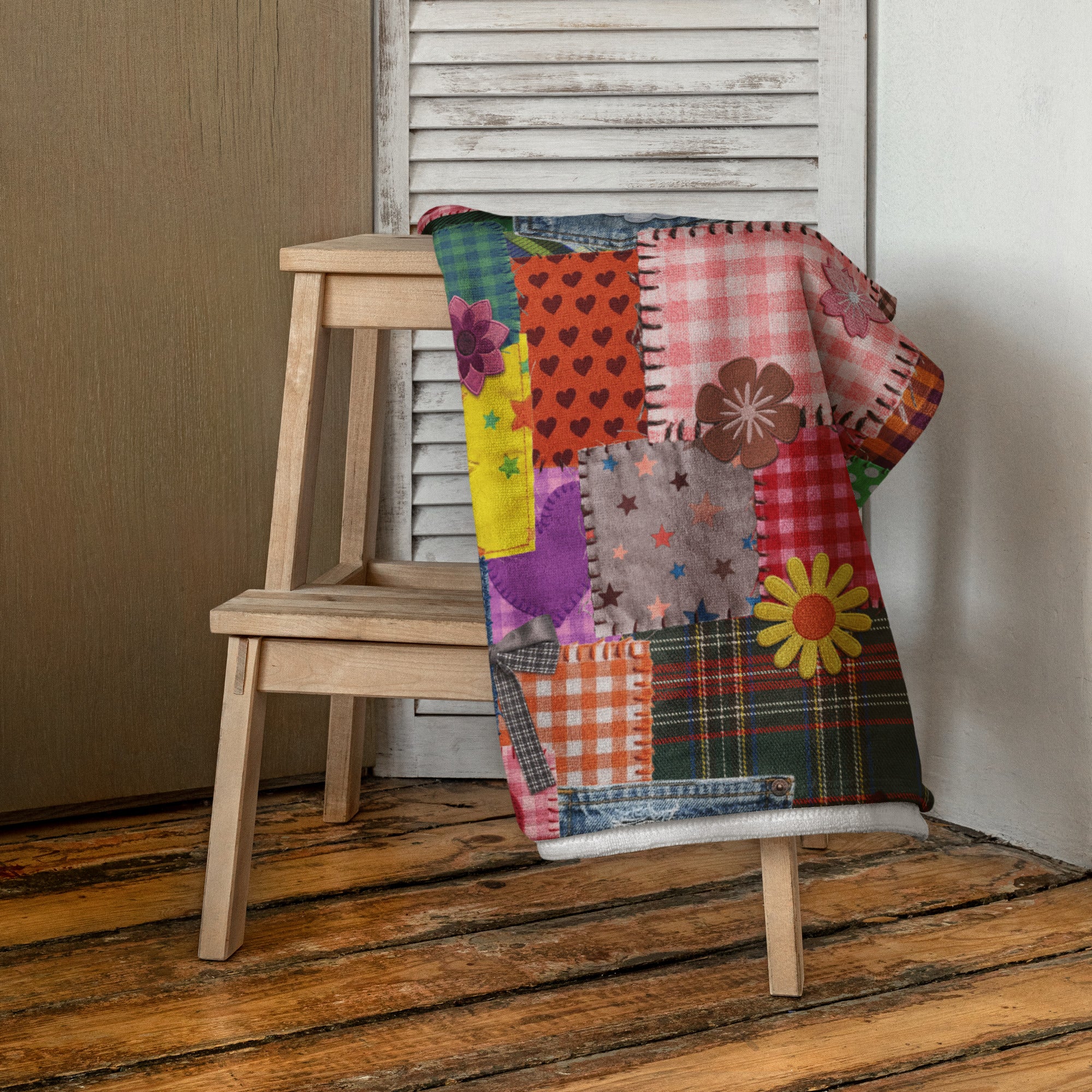 XL Beach Towel - 'Perfect Patchwork'