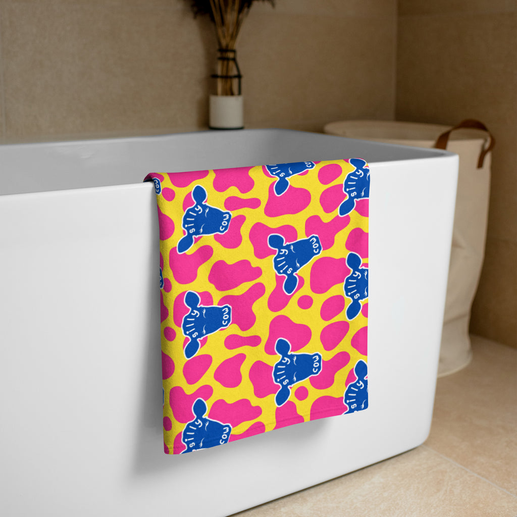 XL Beach Towel - 'Silly Cow'