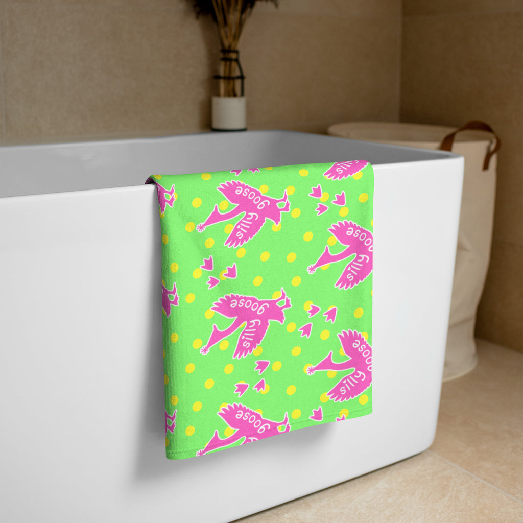 XL Beach Towel - 'Silly Goose'