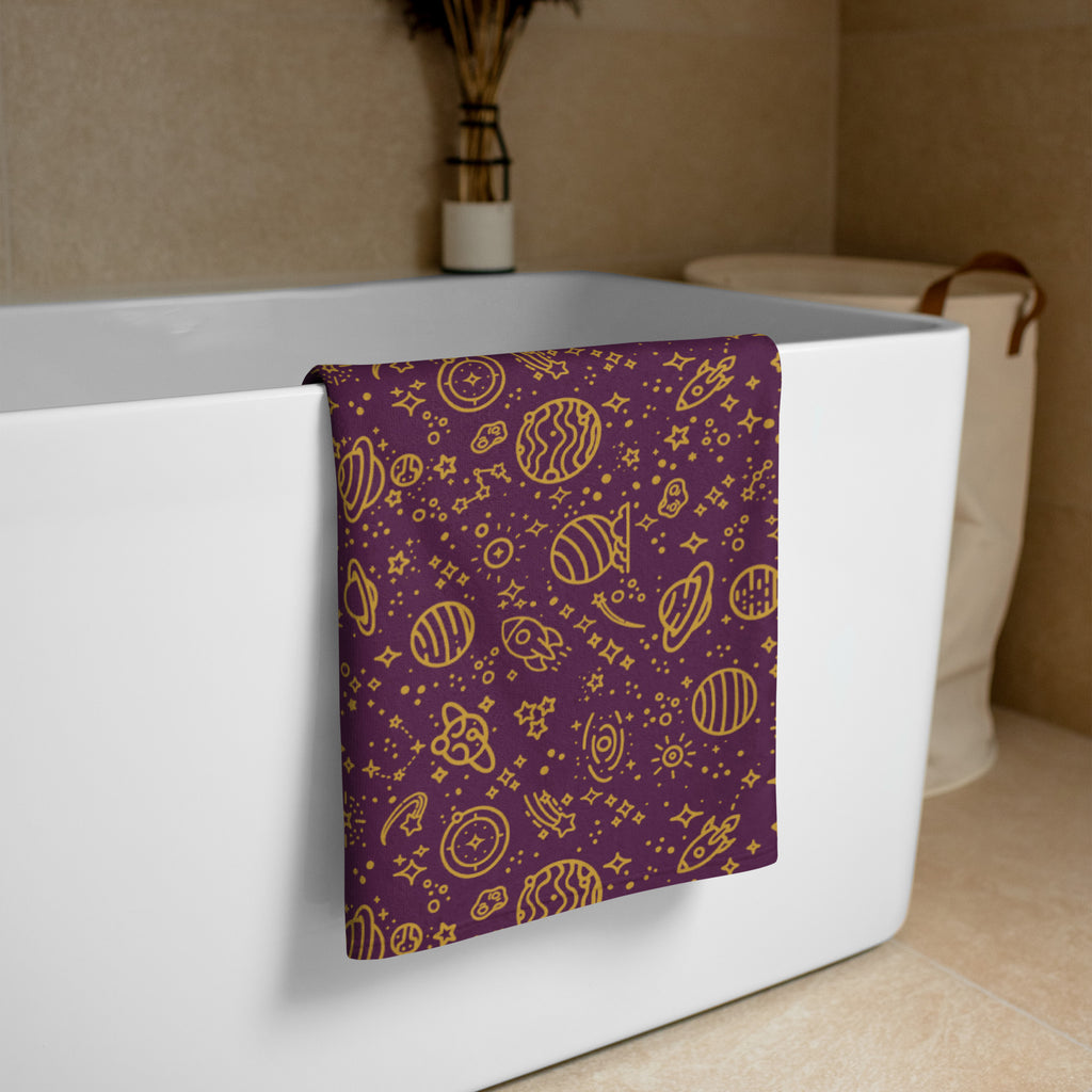 XL Beach Towel - 'Galactic Gold'