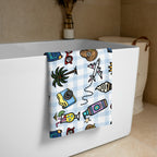 XL Beach Towel - 'Gingham Getaway'