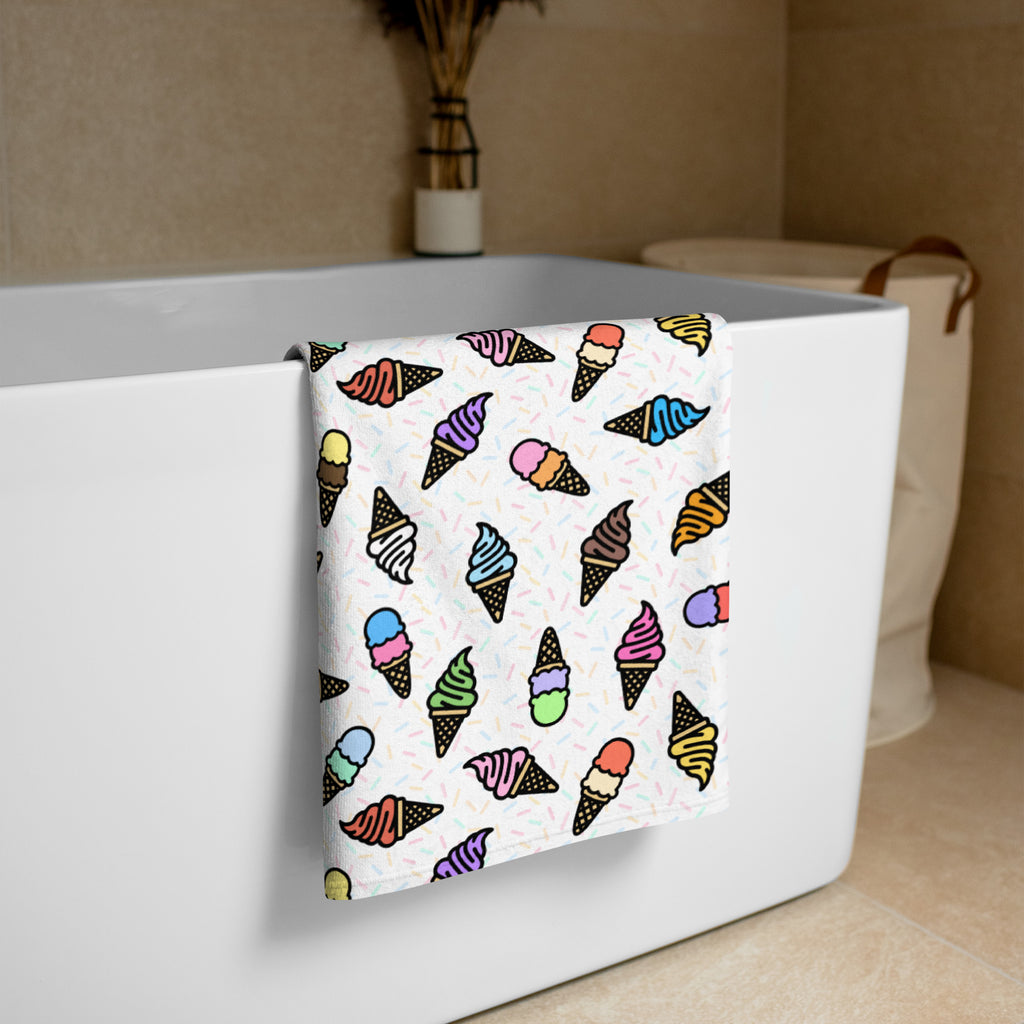 XL Beach Towel - 'Ice Cream' Towel