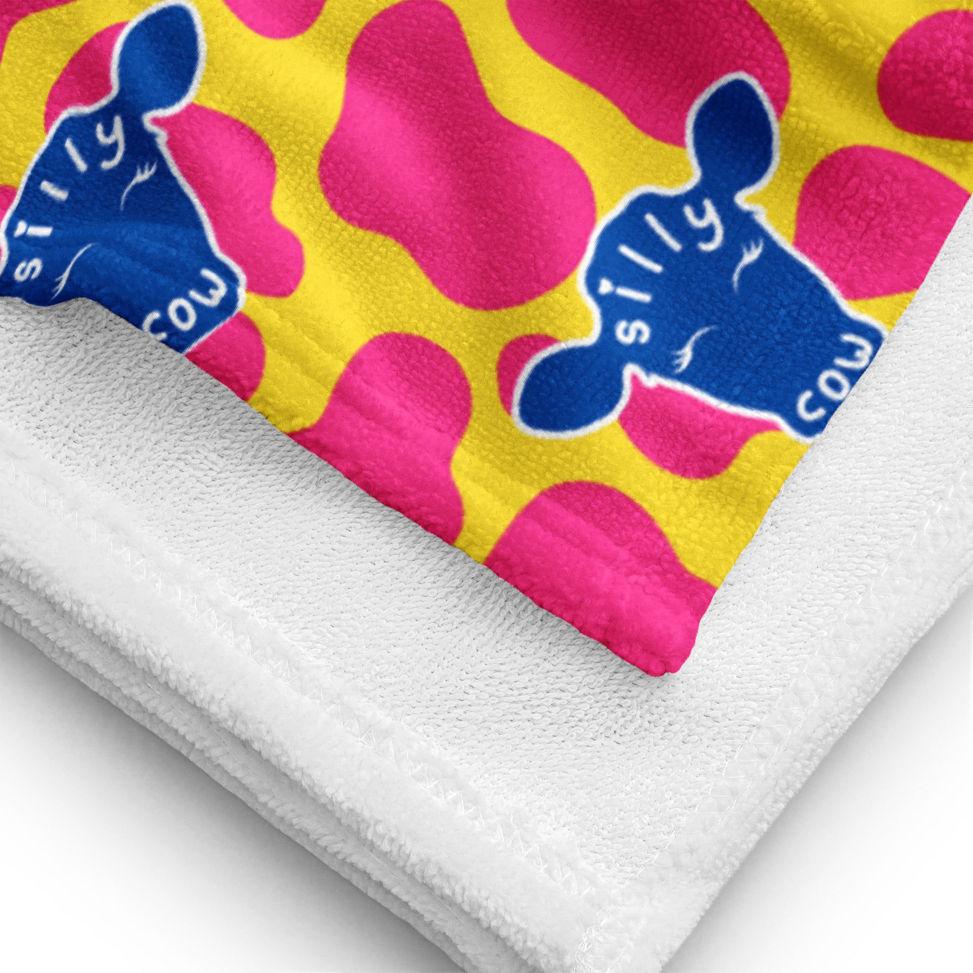 XL Beach Towel - 'Silly Cow'