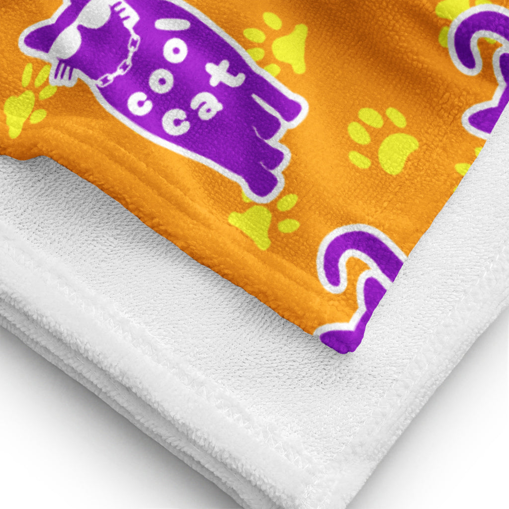 XL Beach Towel - 'Cool Cat'
