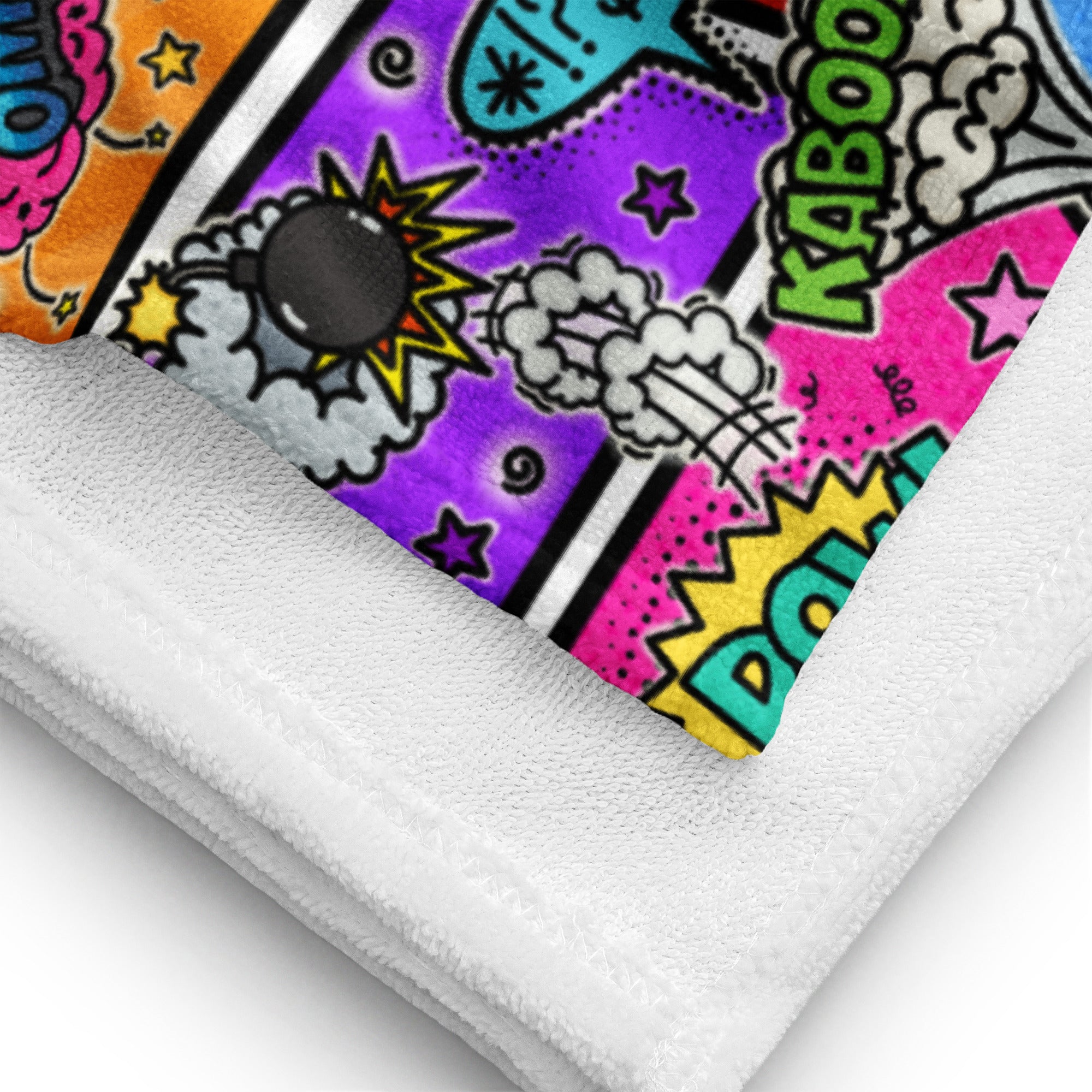 XL Beach Towel - 'Comic Chaos'