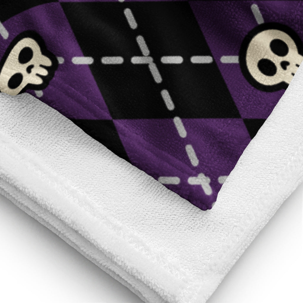 XL Beach Towel - 'Diamond Skulls'