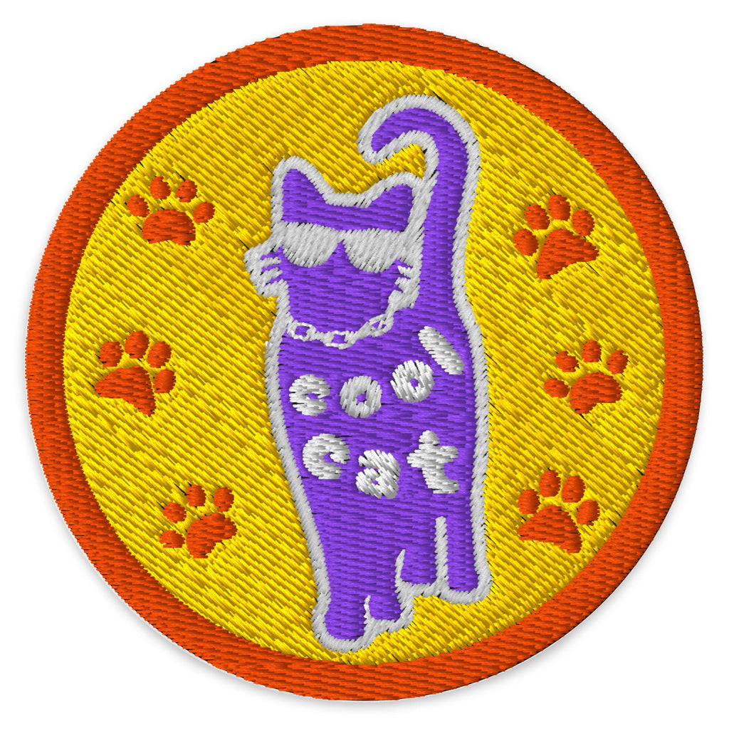 Embroidered Patch - 'Cool Cat' Default Title