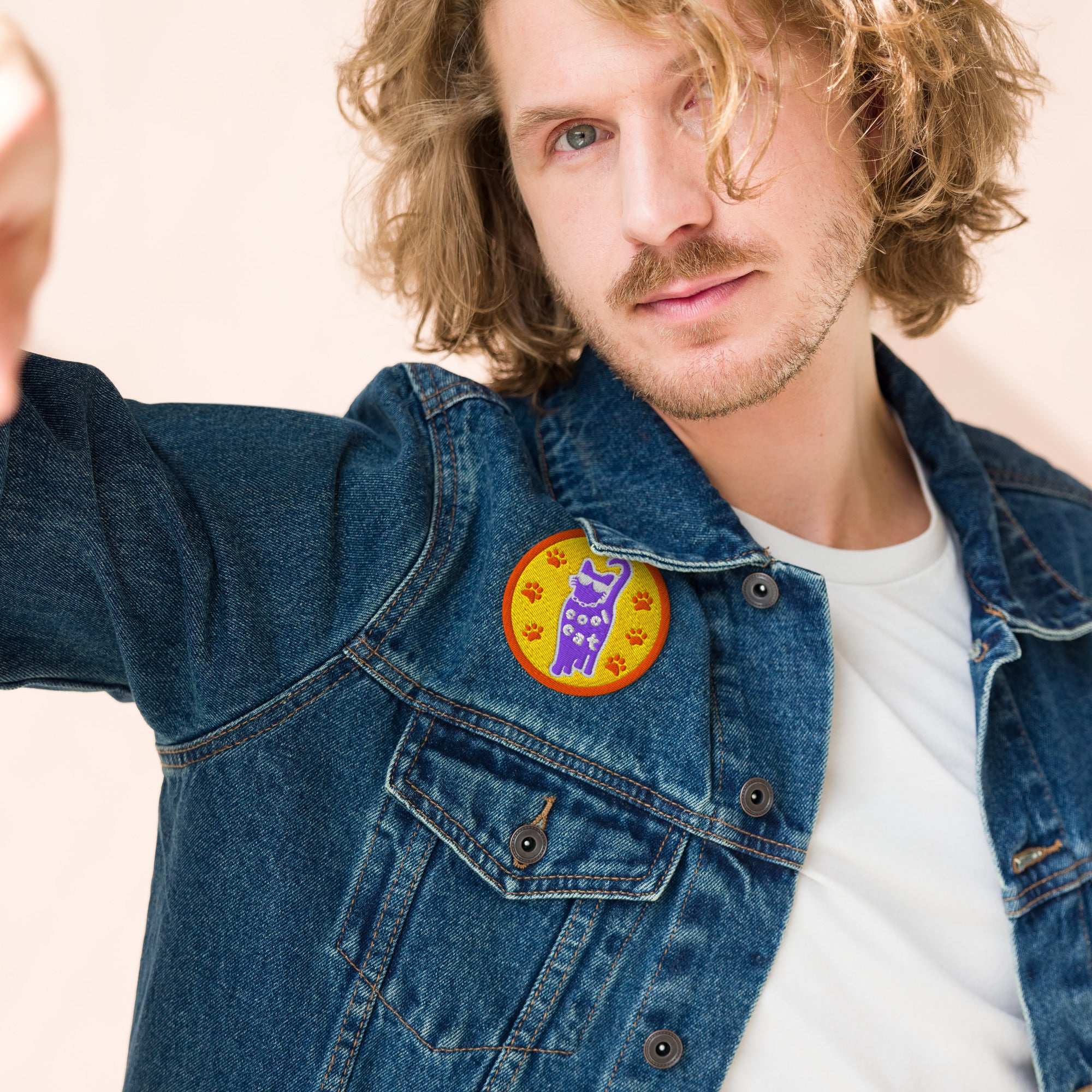 Embroidered Patch - 'Cool Cat'
