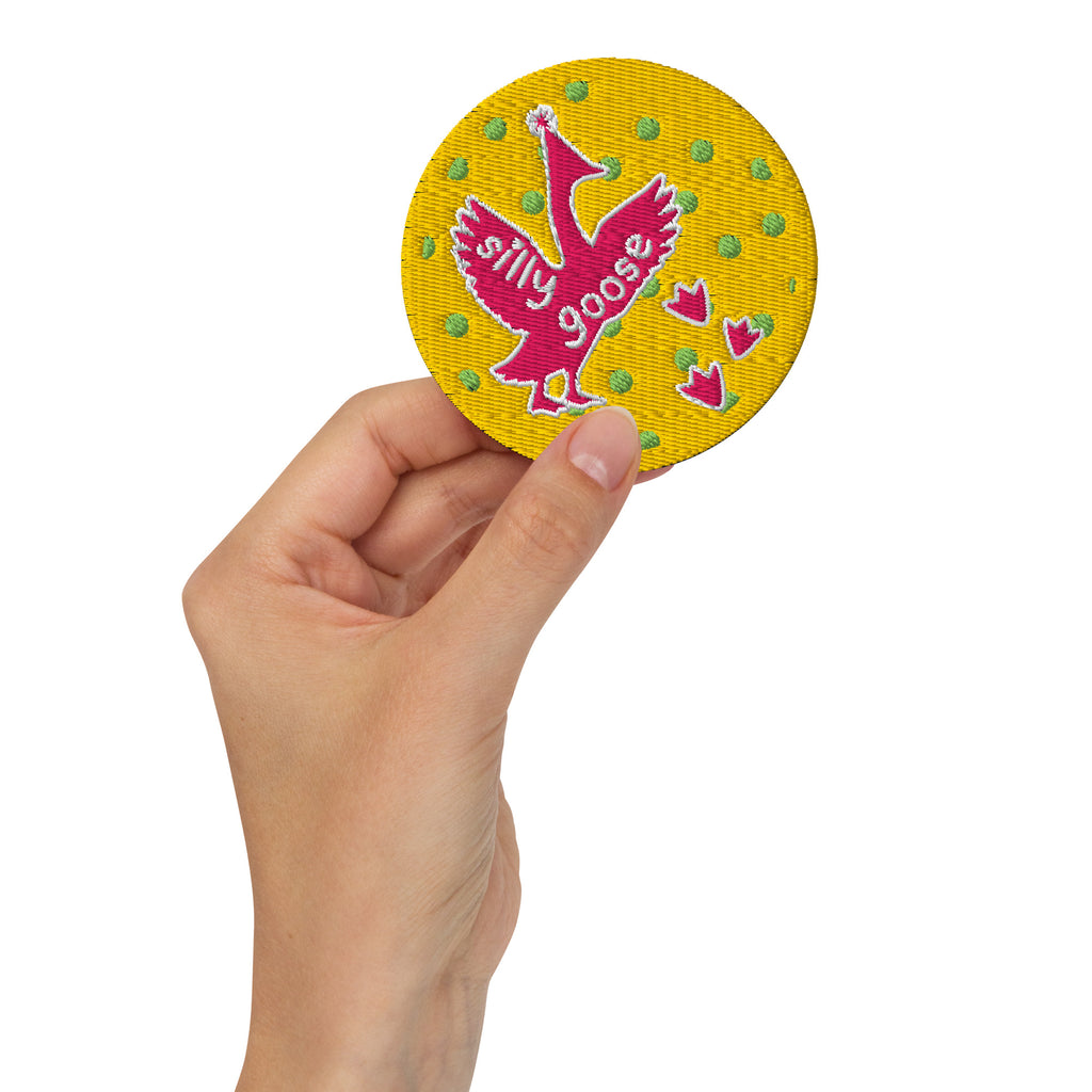 Embroidered Patch - 'Silly Goose'