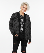 Unisex Relaxed Fit Knitted Cardigan - 'Gothic Garden'