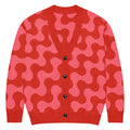 Unisex Relaxed Fit Knitted Cardigan - 'Strawberry Salsa' 2XS Cardigan