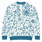 Unisex Relaxed Fit Knitted Cardigan - 'Bone China' Cardigan