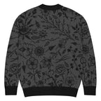 Unisex Relaxed Fit Knitted Cardigan - 'Gothic Garden'
