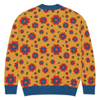 Unisex Relaxed Fit Knitted Cardigan - 'Petal Pop' Cardigan