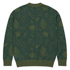 Unisex Relaxed Fit Knitted Cardigan - 'Dark Forest'