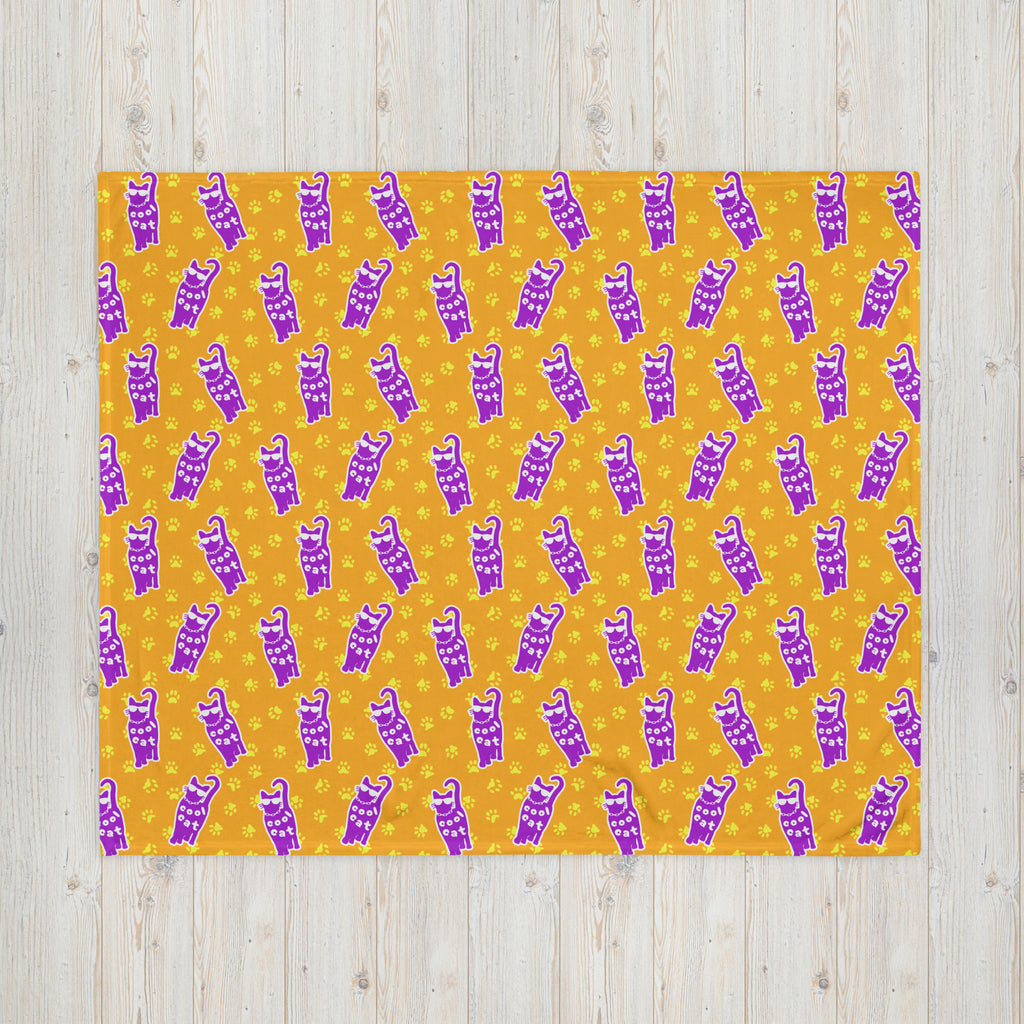 Silky Soft Snuggle Blanket - 'Cool Cat' Default Title