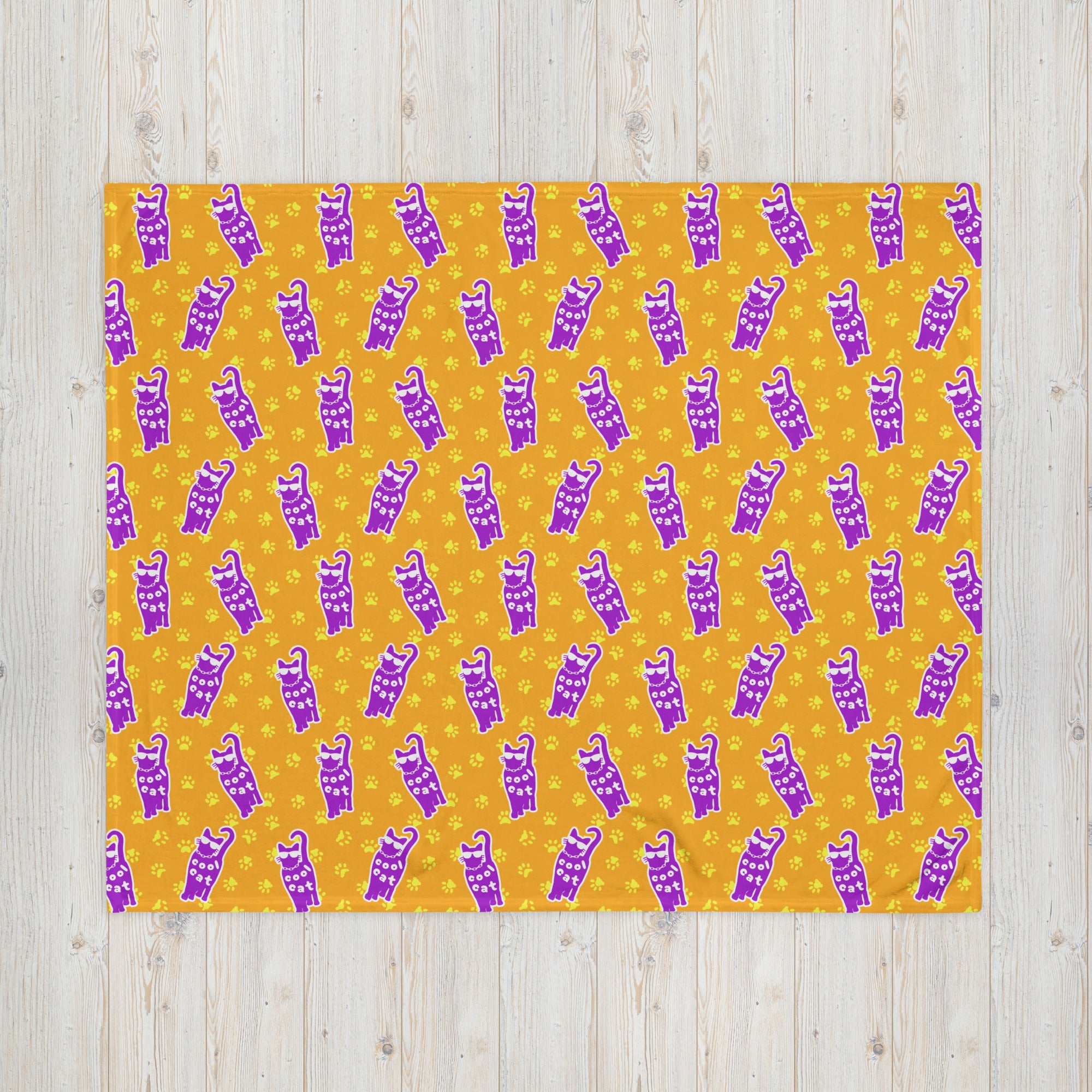 Silky Soft Snuggle Blanket - 'Cool Cat' Default Title