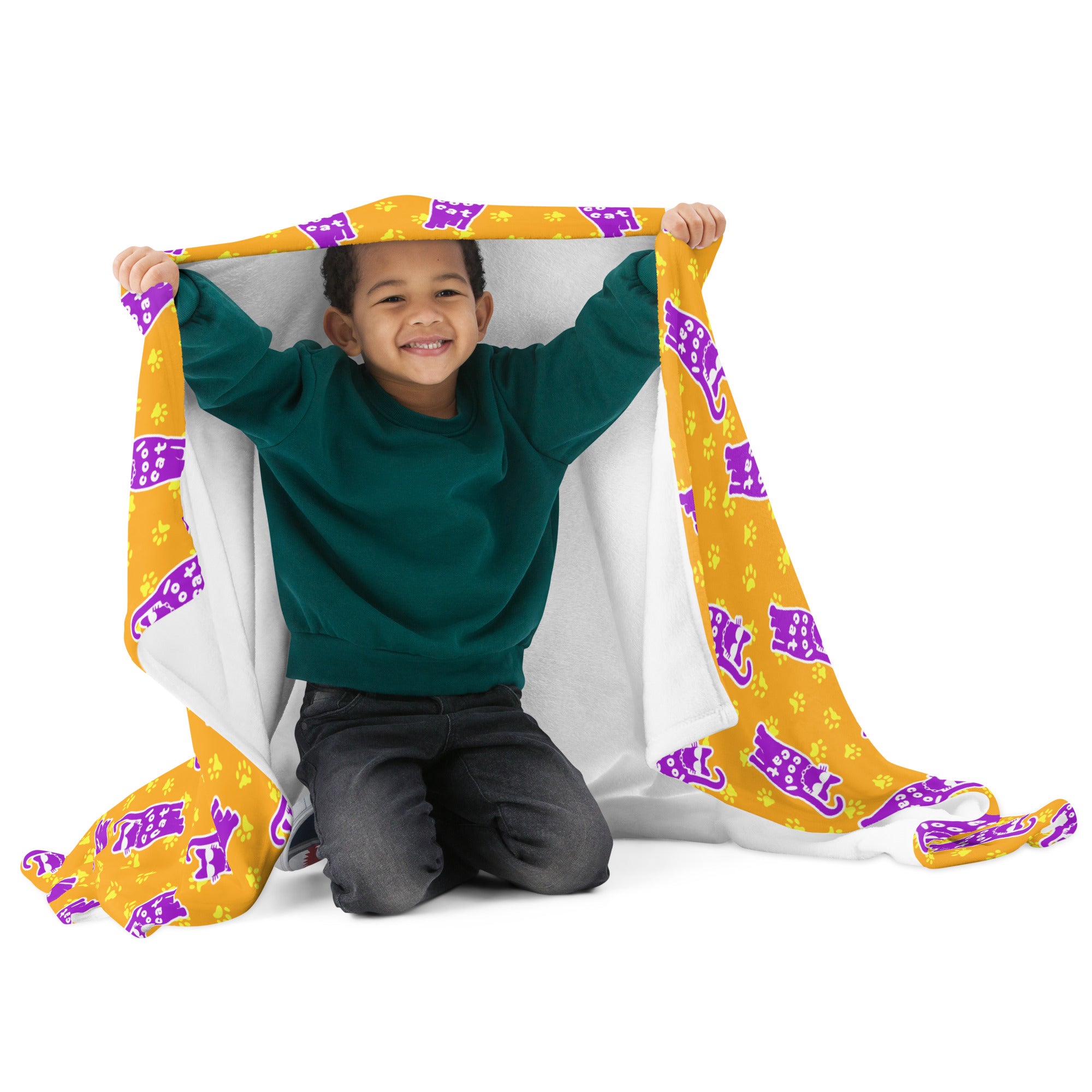 Silky Soft Snuggle Blanket - 'Cool Cat'