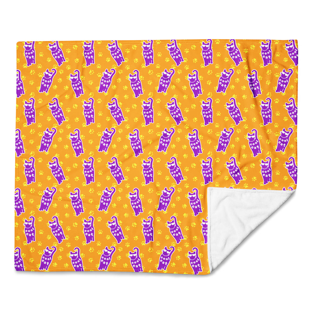 Silky Soft Snuggle Blanket - 'Cool Cat'