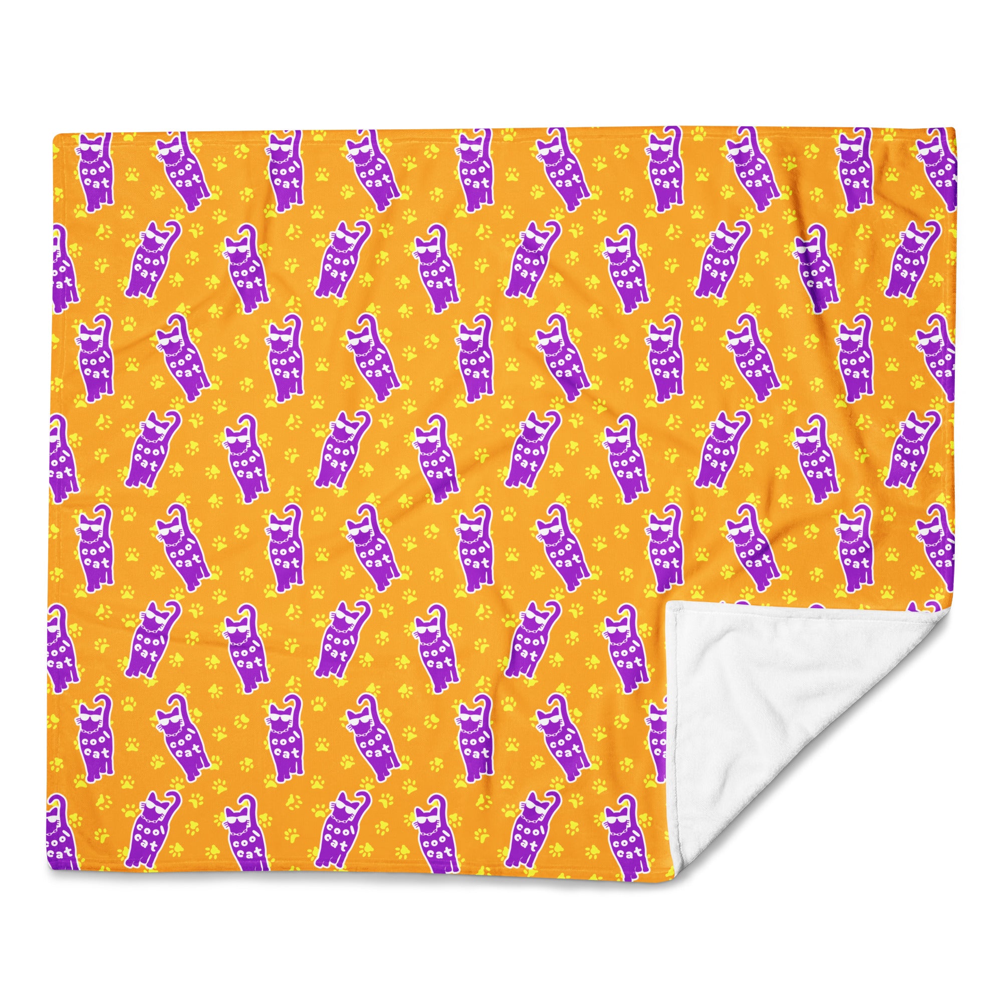 Silky Soft Snuggle Blanket - 'Cool Cat'