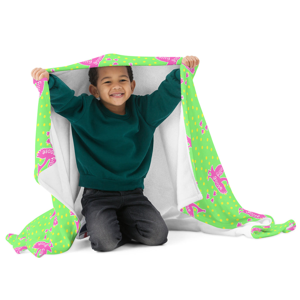 Silky Soft Snuggle Blanket - 'Silly Goose'