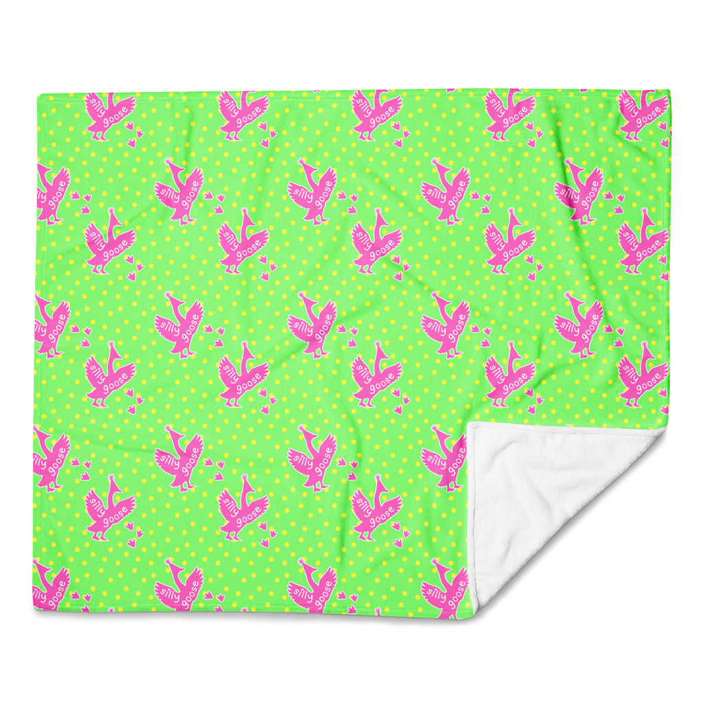 Silky Soft Snuggle Blanket - 'Silly Goose'