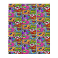 Silky Soft Snuggle Blanket - 'Comic Chaos' Default Title