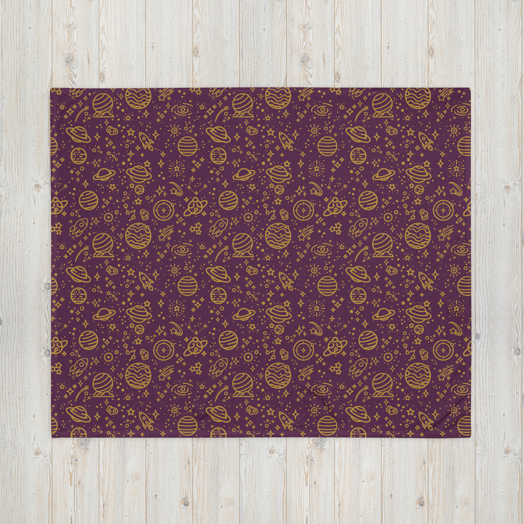 Silky Soft Snuggle Blanket - 'Galactic Gold'