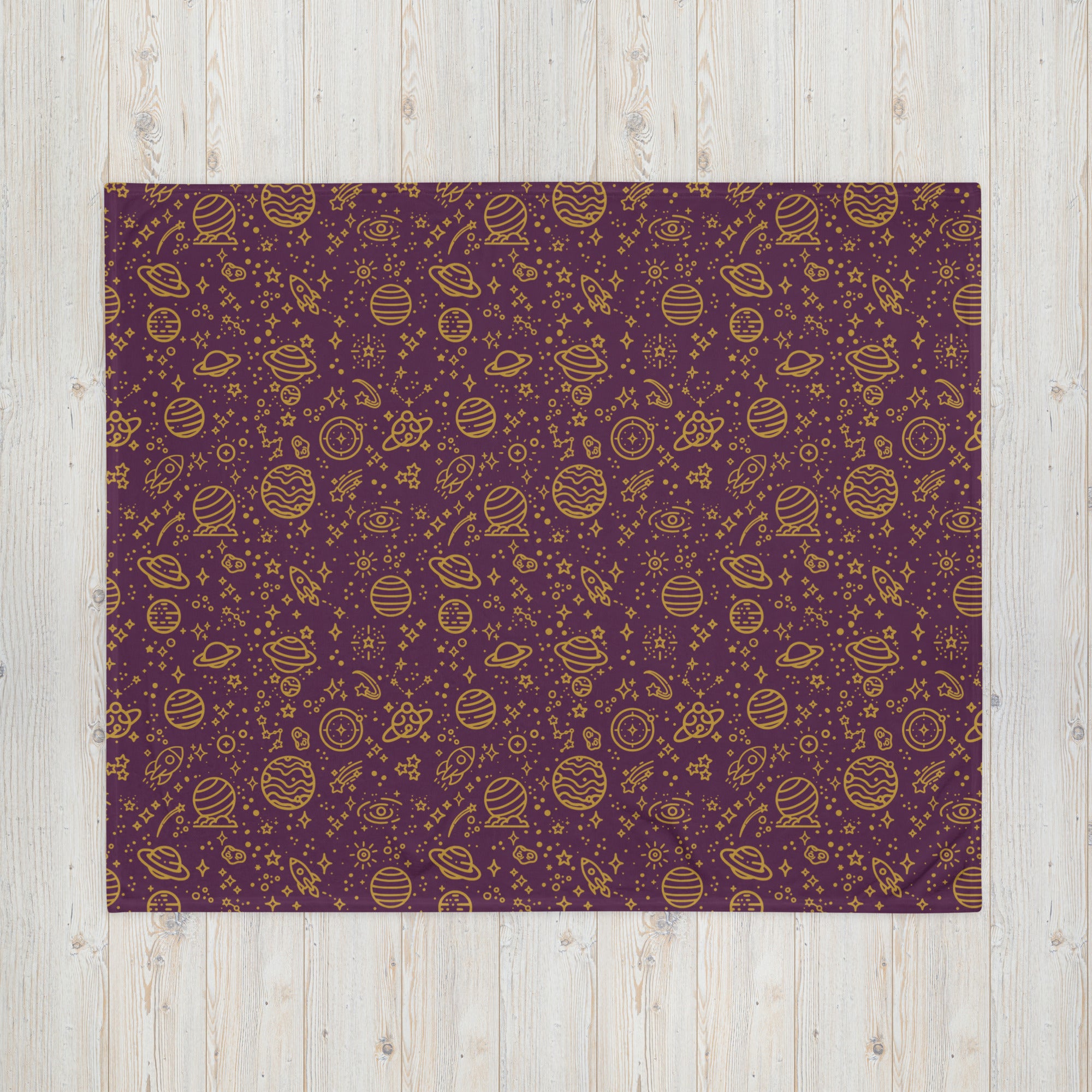Silky Soft Snuggle Blanket - 'Galactic Gold'