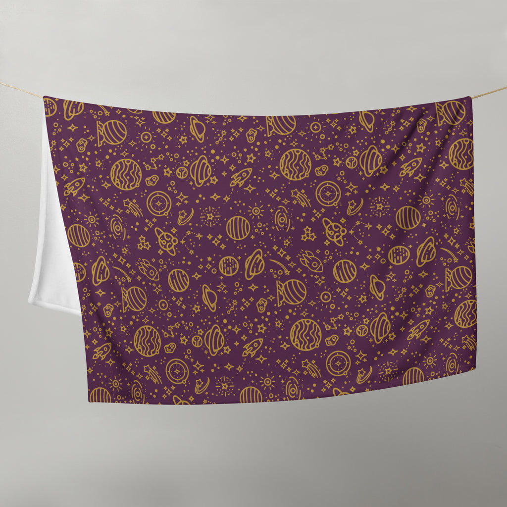 Silky Soft Snuggle Blanket - 'Galactic Gold'