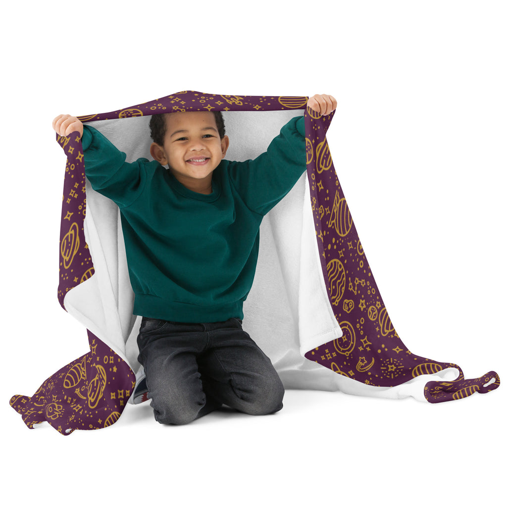 Silky Soft Snuggle Blanket - 'Galactic Gold'