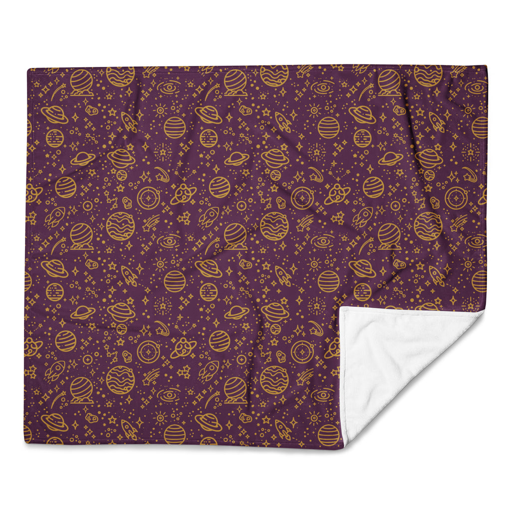 Silky Soft Snuggle Blanket - 'Galactic Gold'
