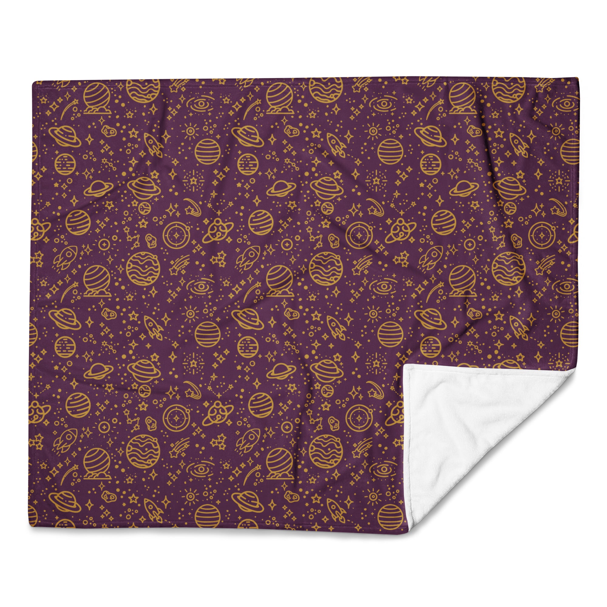 Silky Soft Snuggle Blanket - 'Galactic Gold'