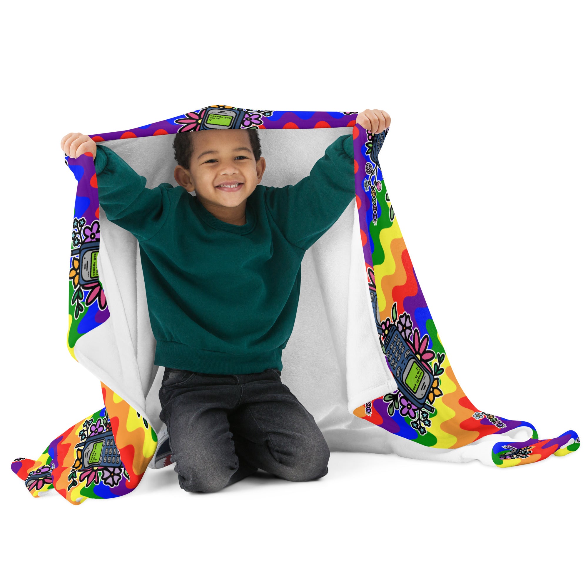 Silky Soft Snuggle Blanket - 'Text Me'