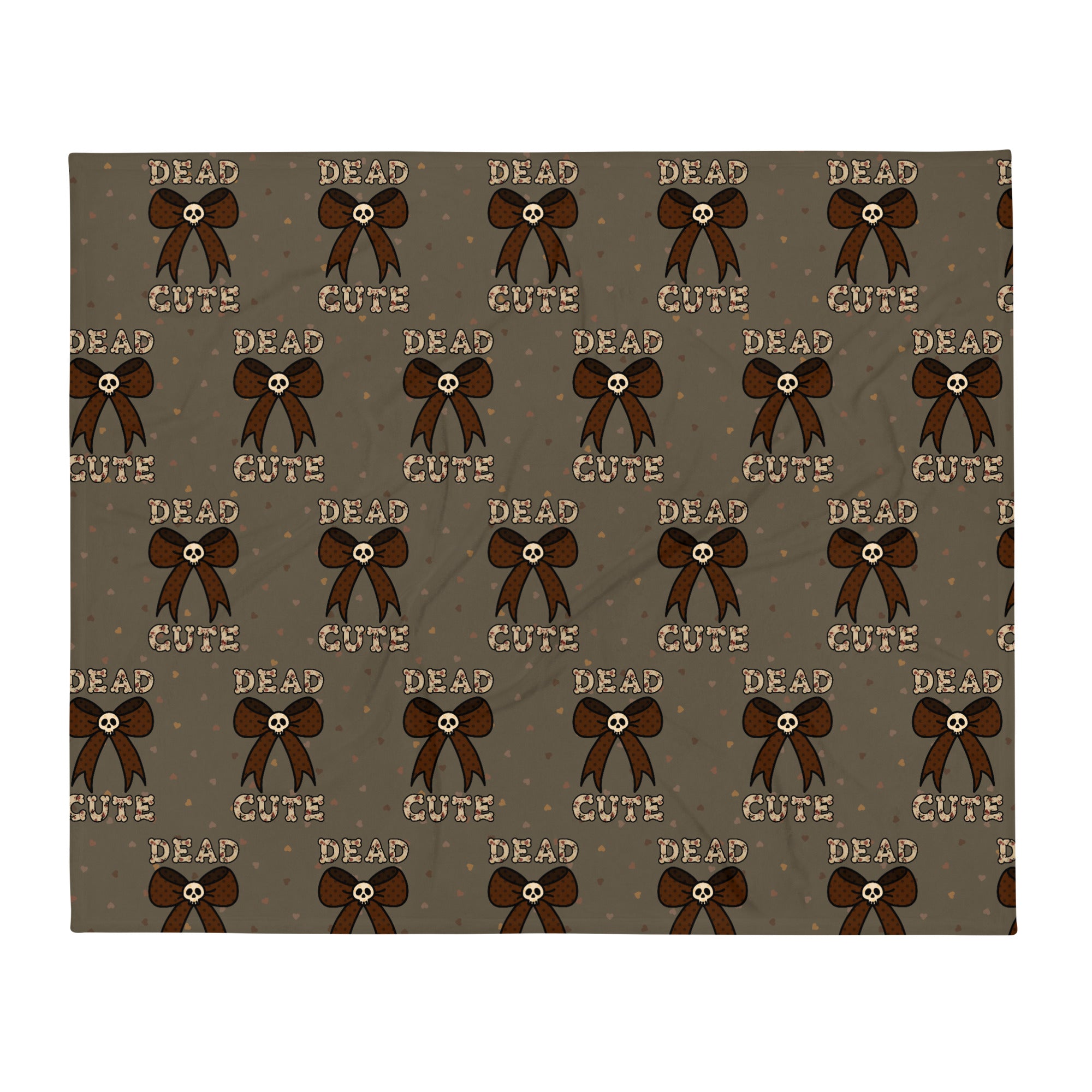 Silky Soft Snuggle Blanket - 'Dead Cute'