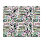 Silky Soft Snuggle Blanket - 'Bubblegum Diner'