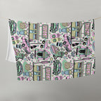 Silky Soft Snuggle Blanket - 'Bubblegum Diner'