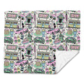 Silky Soft Snuggle Blanket - 'Bubblegum Diner' Default Title