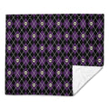 Silky Soft Snuggle Blanket - 'Diamond Skulls' Default Title
