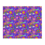 Silky Soft Snuggle Blanket - 'Glitter Stickers'