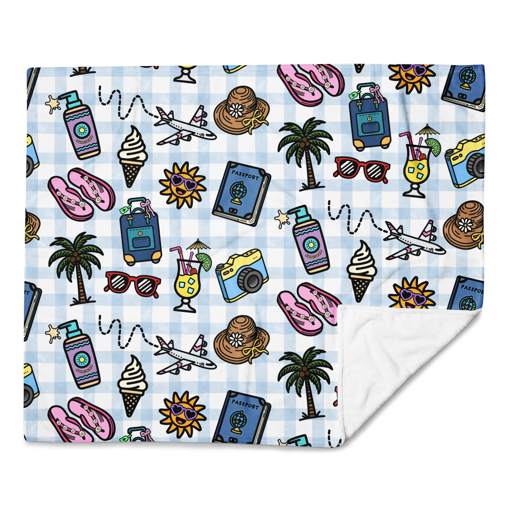 Silky Soft Snuggle Blanket - 'Gingham Getaway' Default Title