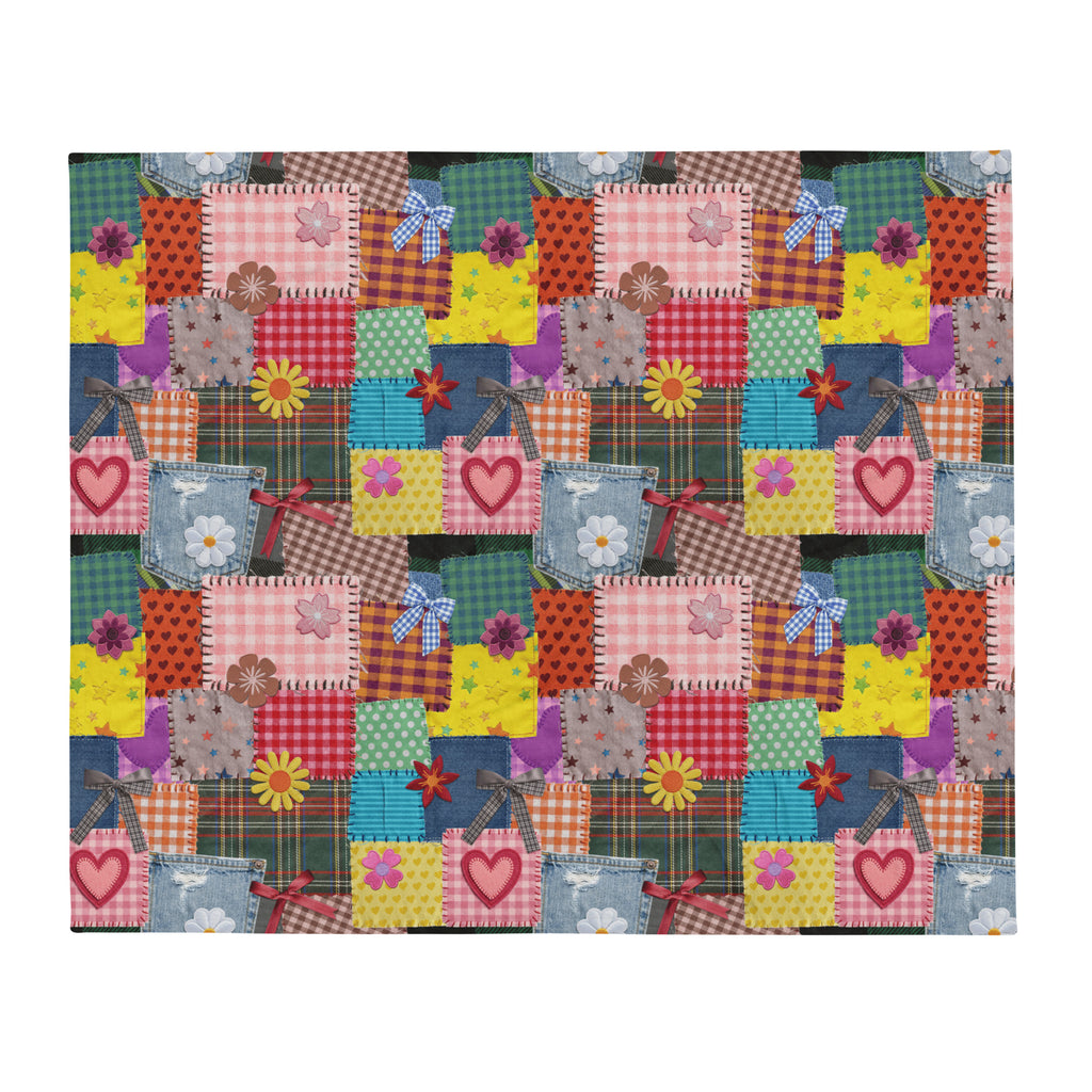 Silky Soft Snuggle Blanket - 'Perfect Patchwork'