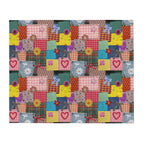 Silky Soft Snuggle Blanket - 'Perfect Patchwork'