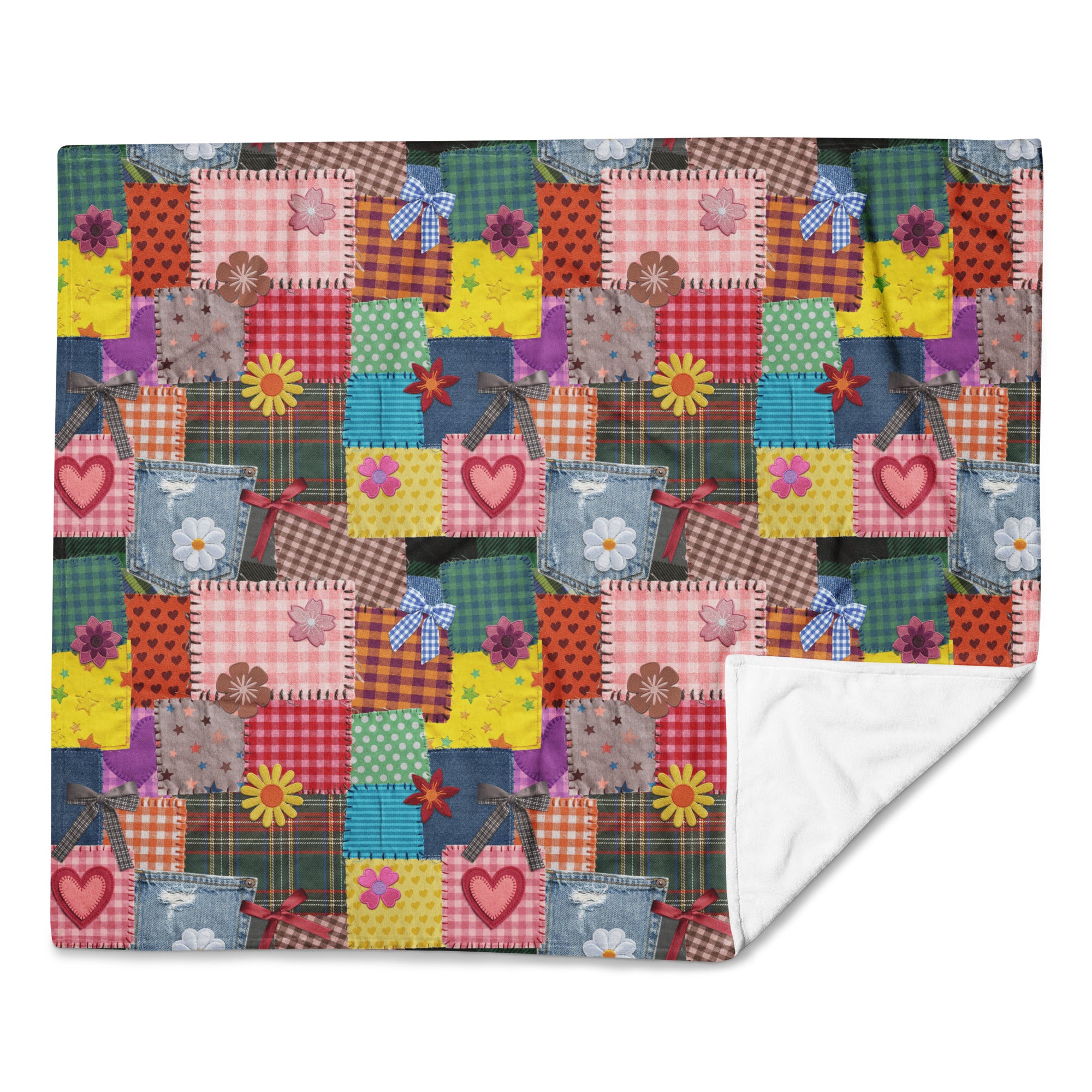 Silky Soft Snuggle Blanket - 'Perfect Patchwork' Default Title